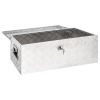 Storage Box Silver 31.5"x15.4"x11.8" Aluminum
