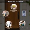 WeHere Wireless Smart Key Lock Box with APP, Electronic Lock Box for House Wall Mount, use Bluetooth/One-Time Password/Fixed Code Unlock,APP Remote Au