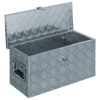 Aluminum Box 24.2"x10.4"x11.8" Silver