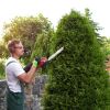 24V Cordless Handheld Grass Shear Hedge Trimmer with 90¬∞ Cutting Angle 2Pcs Replaceable Blades
