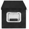 Storage Box Black 27.6"x12.2"x10.6" Aluminum
